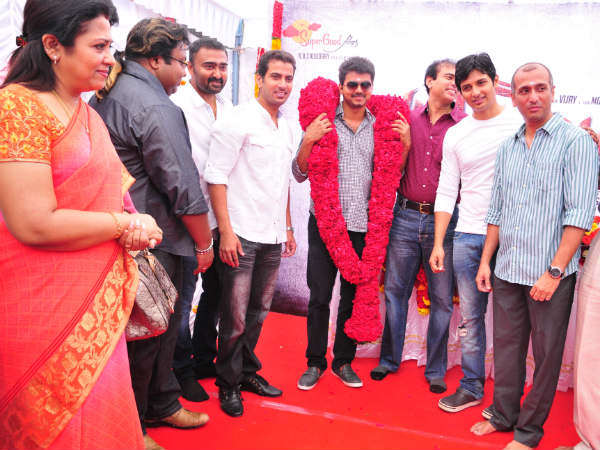 Vijay's Jilla movie launch Vijay's Jilla movie launch