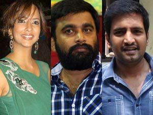 Lakshmi Machu, Sasikumar and Santhanam Lakshmi Machu, Sasikumar and Santhanam