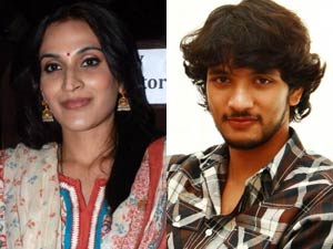 Aishwarya Rajini and Goutham Karthik Aishwarya Rajini and Goutham Karthik