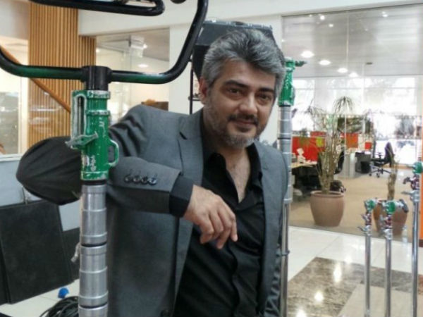 காயத்துடன் பணியாற்றும் அஜீத்
