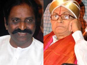 Vairamuthu and PB Srinivas Vairamuthu and PB Srinivas