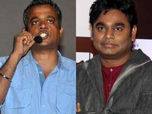 Goutham menon and AR Rahman Goutham menon and AR Rahman
