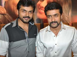 Surya - Karthi donates Rs 1 cr for Film Chamber Theater Surya - Karthi donates Rs 1 cr for Film Chamber Theater