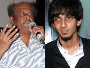 Rajini and Anirudh Rajini and Anirudh