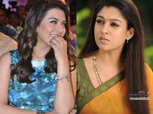 Hansika and Nayanthara Hansika and Nayanthara