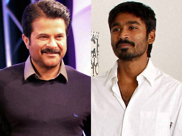Anil kapoor and Dhanush Anil kapoor and Dhanush