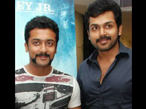 Suriya and Karthi honoured in kumbabishekam Suriya and Karthi honoured in kumbabishekam