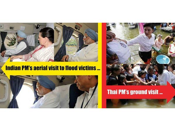Manmohan singh and Thailand pm Manmohan singh and Thailand pm