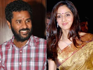 Prabhu Deva to dancd with Sridevi Prabhu Deva to dancd with Sridevi