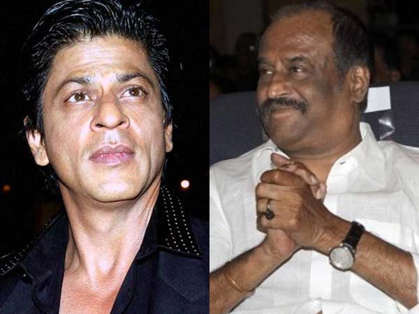 Shahrukh Khan and Rajinikanth Shahrukh Khan and Rajinikanth