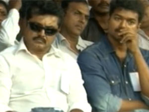 Sarathkumar and Vijay Sarathkumar and Vijay