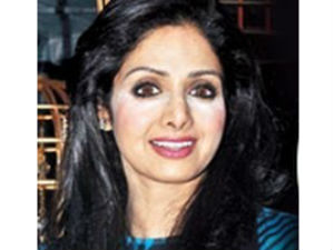 Sridevi suffered from a makeup malfunction Sridevi suffered from a makeup malfunction