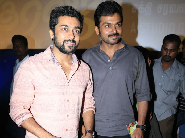 Karthi imitates Prabhu in All in All Azhaguraja Karthi imitates Prabhu in All in All Azhaguraja