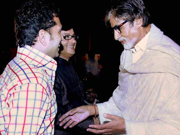 Amitabh Bachchan and Sachin Tendulkar Amitabh Bachchan and Sachin Tendulkar