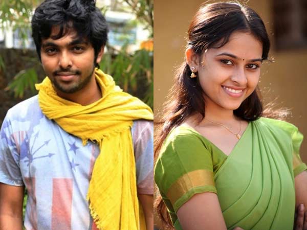 GV Prakash and Sri Divya GV Prakash and Sri Divya