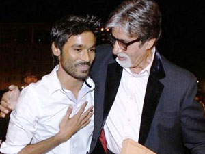 Sharing space with Big B is my proud, says Dhanush Sharing space with Big B is my proud, says Dhanush