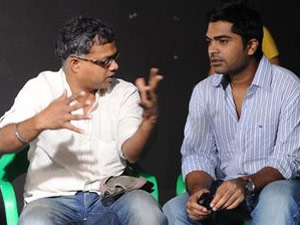 simbu and goutham menon simbu and goutham menon