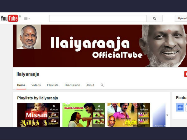 Ilayaraaja's official youtube page Ilayaraaja's official youtube page