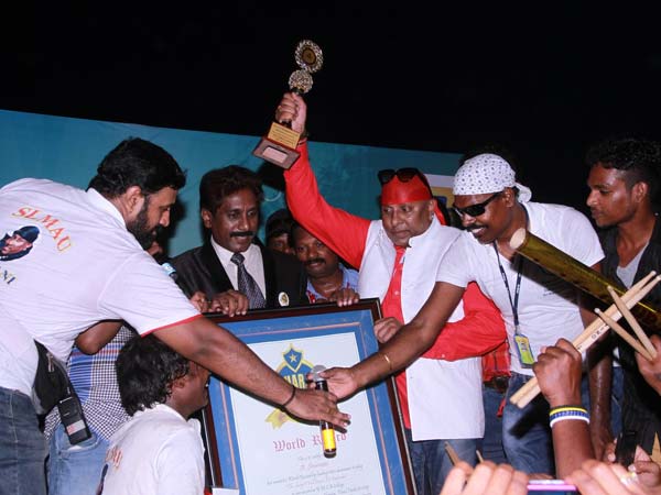 Drums Sivamani's Guinness record Drums Sivamani's Guinness record