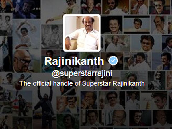 Rajini makes his debut in twitter Rajini makes his debut in twitter