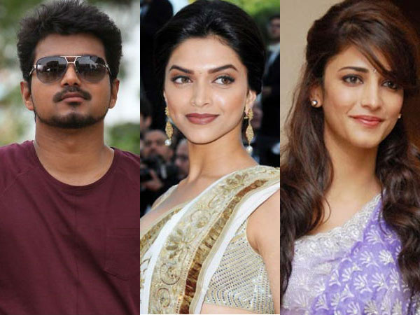 Vijay to sing duet with Shruthi and Deepika Vijay to sing duet with Shruthi and Deepika