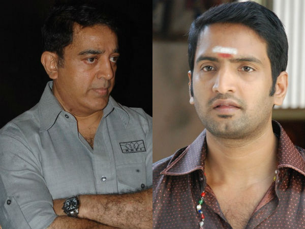 Kamal angry with Santhanam's attitude Kamal angry with Santhanam's attitude