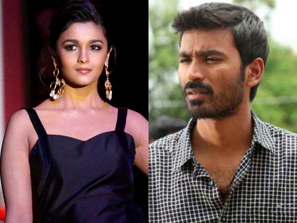 Alia Bhat stuns Dhanush Alia Bhat stuns Dhanush