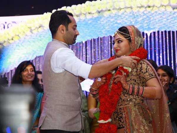 Nazriya weds Bahad Fazil Today Nazriya weds Bahad Fazil Today