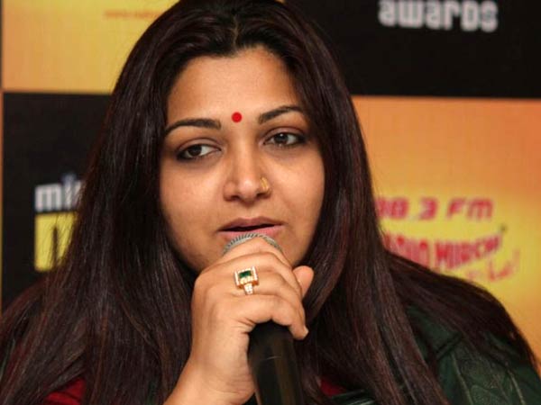 Kushboo strongly criticise Swetha Basu Kushboo strongly criticise Swetha Basu