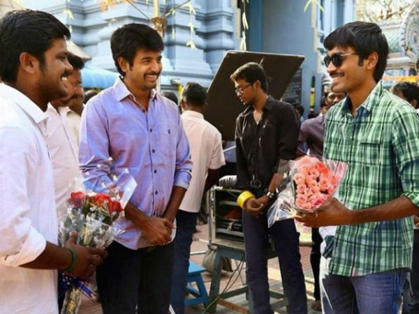 படப்பிடிப்பில் தனுஷ்