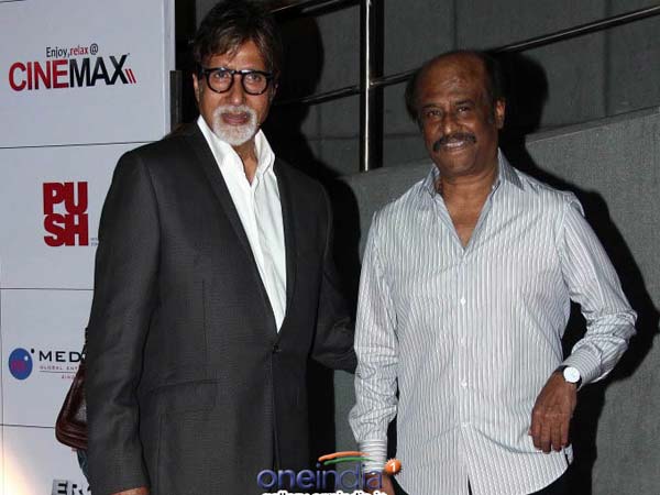 Rajinikanth, Amitabh in IFFI Goa Rajinikanth, Amitabh in IFFI Goa