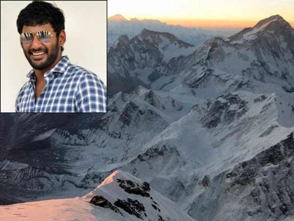 Vishal is going to Himalays Vishal is going to Himalays