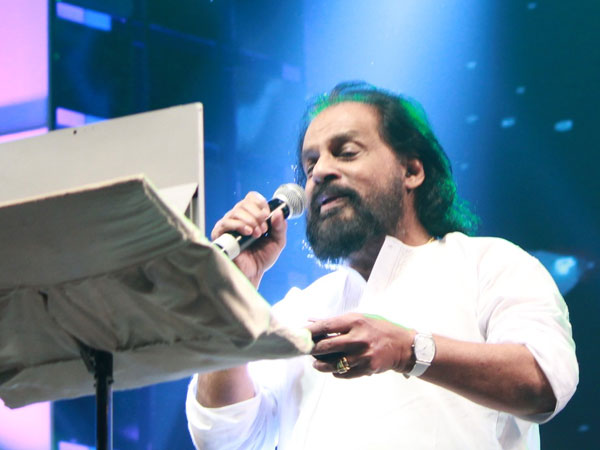 Singers shouldn't talk much, says KJ Yesudas Singers shouldn't talk much, says KJ Yesudas