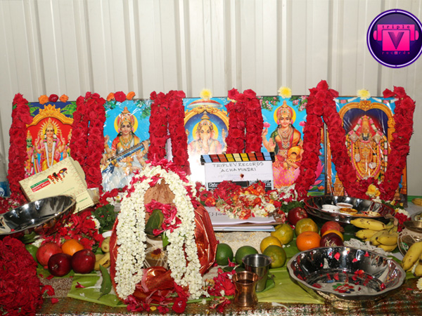 Vijay Vasanth's Achamindri launched with pooja Vijay Vasanth's Achamindri launched with pooja