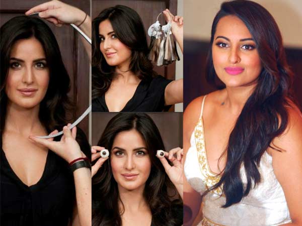 Sonakshi's reaction to Katrina's wax statue Sonakshi's reaction to Katrina's wax statue