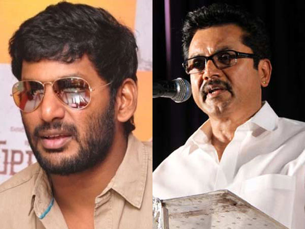 Sarath Kumar's warning to actor Vishal Sarath Kumar's warning to actor Vishal