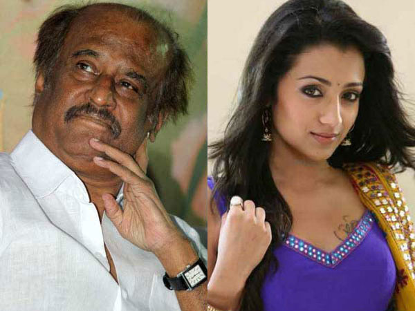 Trisha hopefully waits for a call from Rajini Trisha hopefully waits for a call from Rajini