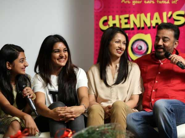 Papanasam audio launched at FM station Papanasam audio launched at FM station