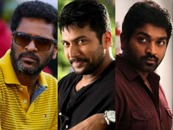 Jayam Ravi joins with Vijay Sethupathy for Prabhu Deva movie Jayam Ravi joins with Vijay Sethupathy for Prabhu Deva movie