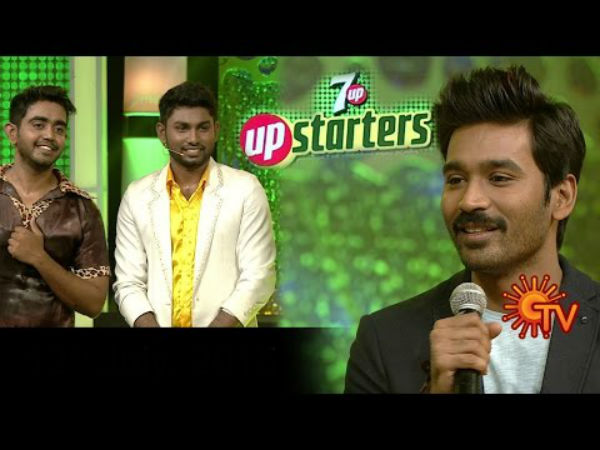 Sun Tv 7up Up Starters Grand Finale Dhanush, Puneeth Rajkumar And Amala Paul Sun Tv 7up Up Starters Grand Finale Dhanush, Puneeth Rajkumar And Amala Paul