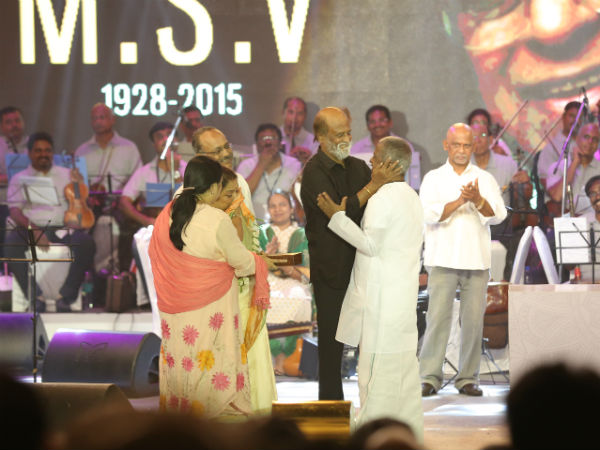 MSV is Music God, says Rajini MSV is Music God, says Rajini