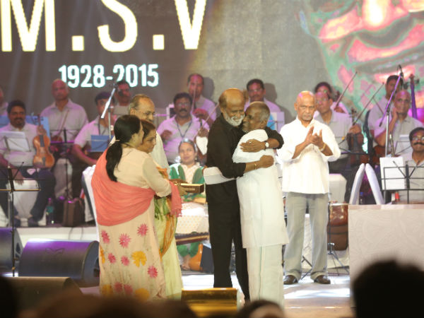 MSV is Music God, says Rajini MSV is Music God, says Rajini