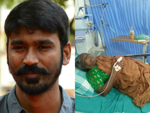 Dhanush helps Rs 5 lakhs to Paravai Muniyamma Dhanush helps Rs 5 lakhs to Paravai Muniyamma