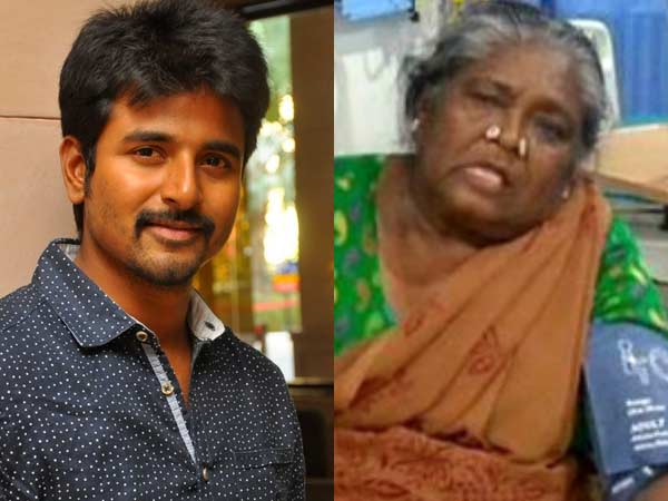 Sivakarthikeyan visits Paravai Muniyamma Sivakarthikeyan visits Paravai Muniyamma