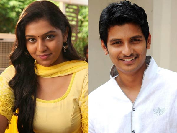 Lakshmi Menon Opposite Jeeva Lakshmi Menon Opposite Jeeva