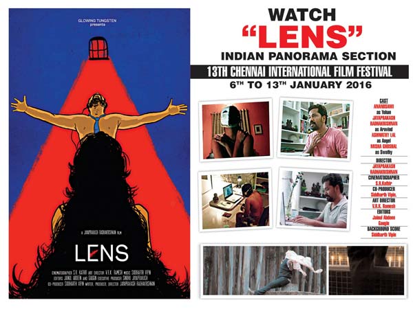 LENS movie selected for 13th Chennai International Festival LENS movie selected for 13th Chennai International Festival