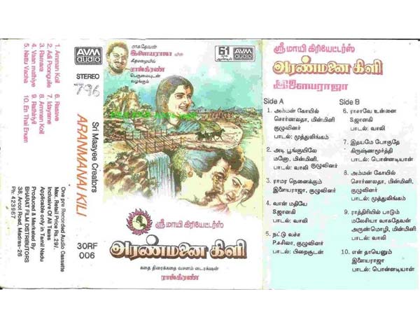 New controversy over Aranmanai Kili song New controversy over Aranmanai Kili song