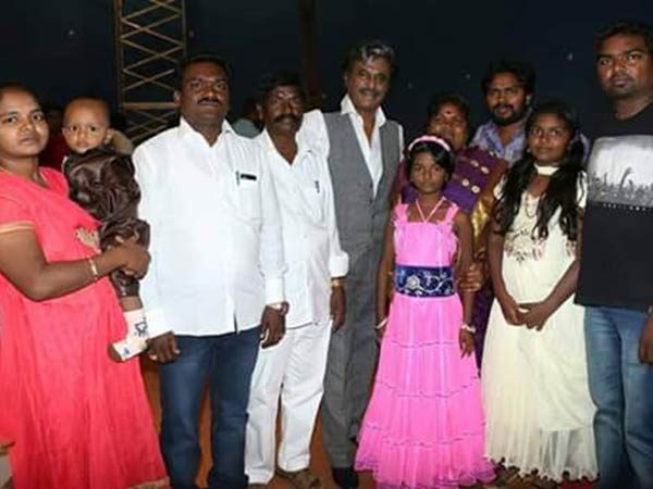 Kabali director's family meets Rajinikanth Kabali director's family meets Rajinikanth