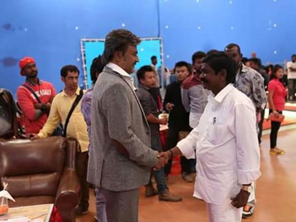 Kabali director's family meets Rajinikanth Kabali director's family meets Rajinikanth