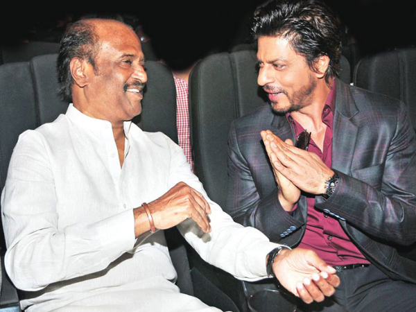 I'm not a star, your fan: SRK to Rajinikanth I'm not a star, your fan: SRK to Rajinikanth